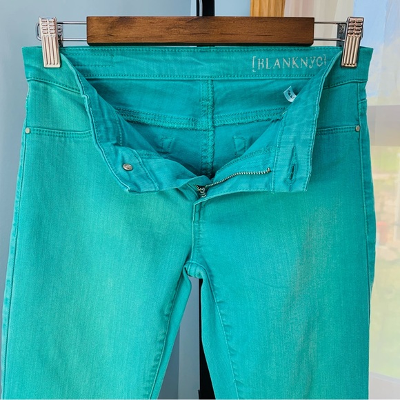 Blank NYC Aqua Green Skinny Jeans - Picture 5 of 8